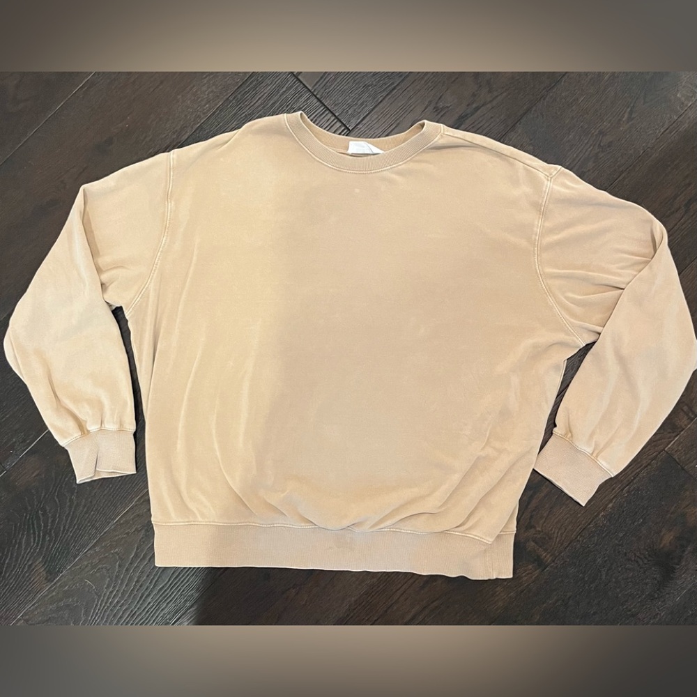 Tan crewneck